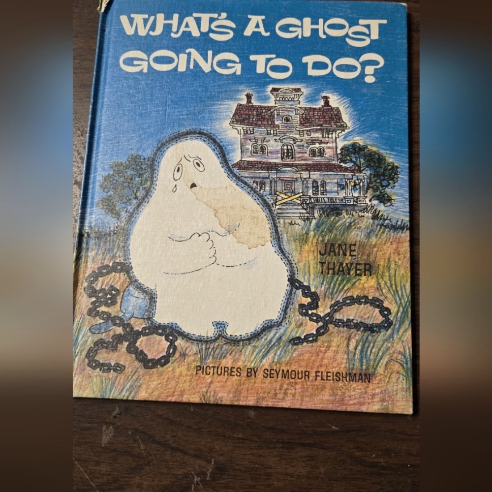 vintage gus the ghost What’s a Ghost Going to Do? By Jane Thayer 1964-HC